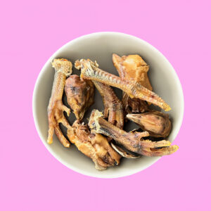 Dehydrated Chicken Feet, Head and Neck