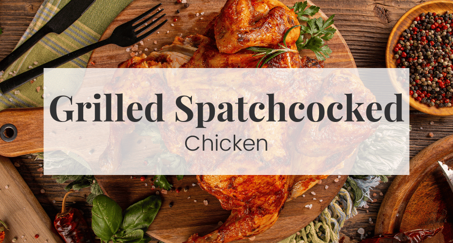 Spatchcocked chicken